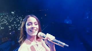 Tini Stoessel cantó frente a 4000 personas en Acercarte  Mar del Plata [upl. by Irehj]