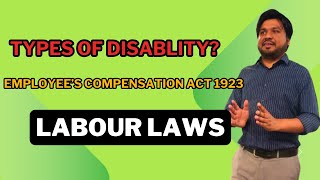 Types of Disablement  Employees Compensation Act 1923  Human Peritus [upl. by Gamber997]