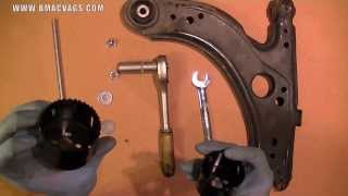 How to Remove a Wishbone Bushing with DIY Homemade Tool [upl. by Rochus]