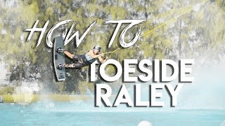 How to Toeside Raley on a Wakeboard Trick Tutorial Tuesdays  The Peacock Brothers [upl. by Rawdon355]