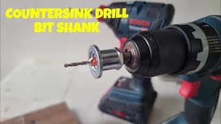 TOOL GUIDE  COUNTERSINK DRILL BIT SHANK  28mm x 8mm  laking ginhawa sa pagtuturnilyo [upl. by Nelyahs]