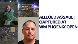 Footage of Arizona doctors alleged assault at WM Phoenix Open [upl. by Nauqan]