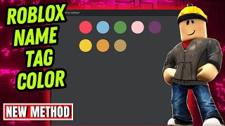 How To Change Roblox Name Tag Color 2024 UPDATED Roblox username color [upl. by Linette215]