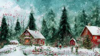 Christmas Art  Turn your TV into Wall Art  Holiday Art Slideshow  1 hr of HD Paintings [upl. by Iaw]