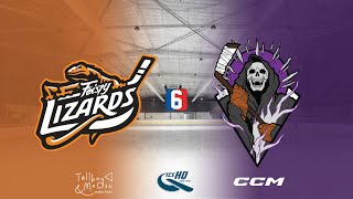 Feisty Lizards VS Reapers  Div 6  11th October  IceHQ Rec League ice hockey [upl. by Guillemette]