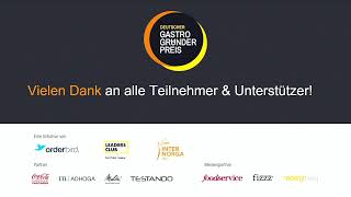 Finale Deutscher GastroGründerpreis 2022 [upl. by Wittie]