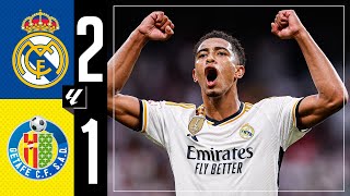 Real Madrid 21 Getafe  HIGHLIGHTS  LaLiga 202324 [upl. by Merilee]