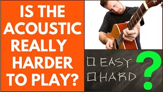 SIMPLE Ways To Make Playing ACOUSTIC Guitar EASIER [upl. by Perkoff634]