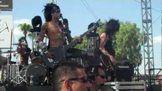 Black Veil Brides  God Bless You  Red White and Ufest 2011 [upl. by Nehgaem]