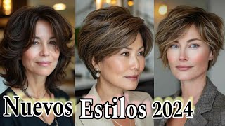 ✂️CABELLO DE MODA TENDENCIAS 2024 NUEVOS Cortes FEMENINOS con ESTILO 💇‍♀️PixieBobMixieBixie [upl. by Skurnik]