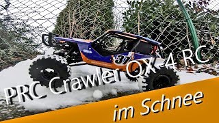 PRC Crawler QX4 RC kleiner 118 Crawler im Schnee gefahren mit Soundmodul [upl. by Assenaj]