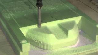 CNCRouter  Fräsmaschine Fräse 3D milling XPS Foam Formenbau  Molds [upl. by Efar]