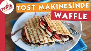 Tost Makinesinde Waffle Nasıl Yapılır [upl. by Nosyarg]