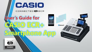 4 Program Department on smartphones  CASIO ECR SRS500SRC550PCRT540SRS820 POS Cash Register [upl. by Betsy599]