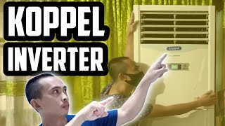 KOPPEL INVERTER Floor Mounted Aircon Cleaning  Tutorial [upl. by Hgielrebmik]