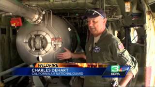 Go inside a C130 loading up for a fire retardant drop [upl. by Norat]