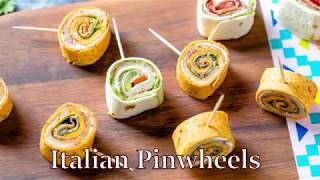 Italian Pinwheels  Easy amp Delicious Party Appetizer Recipe [upl. by Gosser360]