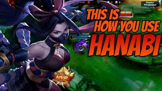 Is This the Best Hanabi Play You’ll Ever See Unstoppable Marksman Domination mlbb [upl. by Tiffany]