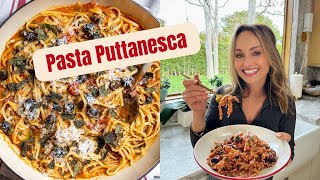 Pasta Puttanesca a Classic Italian Dish  Giada De Laurentiis [upl. by Ciapha]