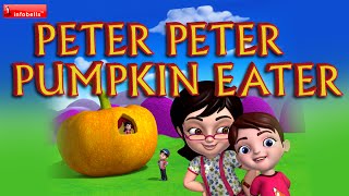 Peter Peter Pumpkin Eater  Nursery Rhymes with Lyrics [upl. by Annahsar]