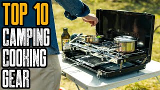 TOP 10 BEST CAMPING COOKING GEAR ON AMAZON [upl. by Aihtekal936]