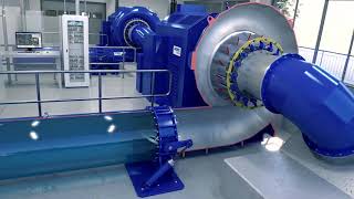 ANDRITZ Hydro turbine animation  Francis [upl. by Dorlisa]