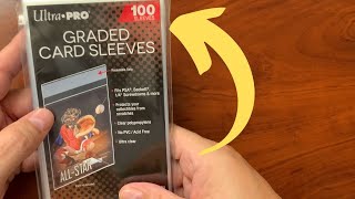 Ultra Pro Graded Card Sleeve review [upl. by Fedora]