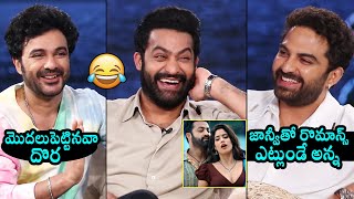 NTR Fun Chit Chat With Siddu Jonnalagadda And Vishwak Sen  Devara  Koratala Siva  Daily Culture [upl. by Caruso3]