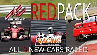 Assetto Corsa Red Pack  All 8 New Cars Raced [upl. by Eki]