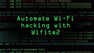 Automate WiFi Hacking with Wifite2 in Kali Linux Tutorial [upl. by Alledi534]