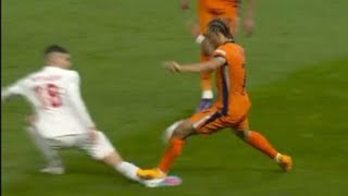 Mert Müldürün Kendi kalesine attığı gol Hollanda  Türkiye 21 Goller ve Öne Çıkanlar [upl. by Leamaj]