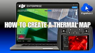 HOW to CREATE an Orthomosaic THERMAL Map and Thermal INSPECTION using DJI FlightHub 2 [upl. by Furey]