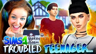 💁‍♀️TEENAGE PHOENIX😍 The Sims 4  BROKEN DREAM 32 🏚 [upl. by Aleron305]