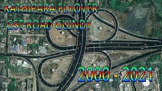 Kathipara Flyover Bridge  2000 To 2021  Drone View [upl. by Zink34]