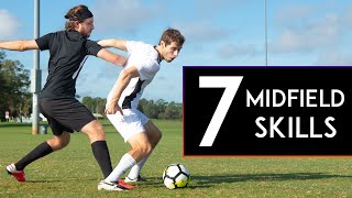 7 GREAT SKILLS for MIDFIELDERS [upl. by Salene742]