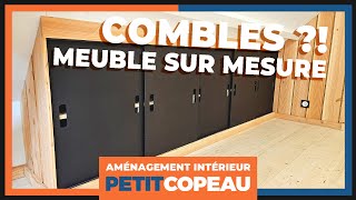 Aménager des combles  meuble et portes coulissantes sur mesure  Rénovation extrême [upl. by Ynnot]