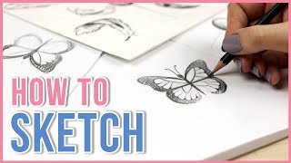 How to Sketch  Sketching Tips for Beginners  Art Journal Thursday Ep 21 [upl. by Lamag]