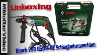 Bosch PSB 8502 RE Schlagbohrmaschine quotExpertquot Unboxing [upl. by Anelhtak633]