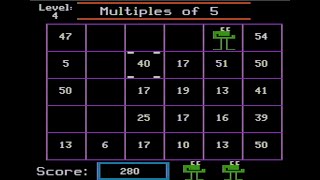 Number Munchers  Apple II 1986 [upl. by Icat]