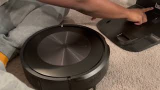 UNBOXING iRobot Roomba j8 8550 WiFi Connected SelfEmptying Robot Vacuum irobotroomba [upl. by Haukom]