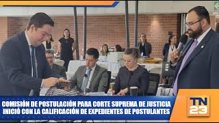 Comisión de Postulación para CSJ inició con la calificación de expedientes de postulantes [upl. by Iman]