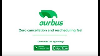 Zero cancellation fee amp no rescheduling fee while booking bus ticket with Ourbus [upl. by Bluh]