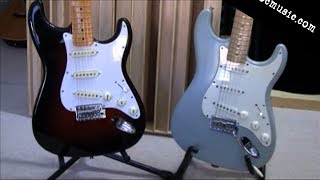 Fender USA Stratocaster vs Made In China SX SST57 Copy  Are Cheap Guitars Any Good Round Two [upl. by Rehpotirhc]