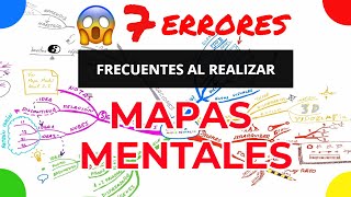 🚫😱Cómo quotNOquot hacer MAPAS MENTALES Errores  Frecuentes👈 [upl. by Bartel385]