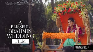 Blissful Brahmin Wedding In Bangalore  NIKITHA amp PRANAV [upl. by Lemaceon]