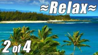 RELAXATION VIDEO 2 HD OAHU Hawaii BEACHES Ocean Beach Wave Sounds Relaxing Nature for Studying [upl. by Peh]