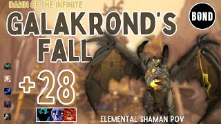 DOTI Galakrond’s Fall 28  FortifiedAfflictedRaging  Elemental Shaman POV [upl. by Richara457]