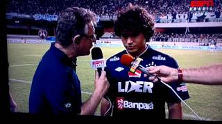 Jogador Berg do Remo cala a boca do reporter do ESPN Misto a vergonha do nordeste [upl. by Hendry]