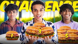 LAYERS FOOD CHALLENGE 😱 1 vs 3 vs 5 😜 We Talks [upl. by Ailb]