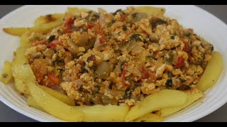 comment préparer les œufs brouillés sauce aux œufs brouillés   how to make scrambled eggs [upl. by Lilahk]